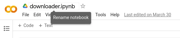 rename notebook